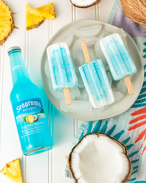 Blue Crush Ombre Ice Pops Photo