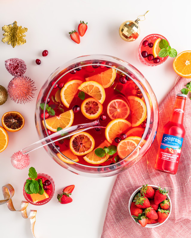 Festive Strawberry Punch Photo