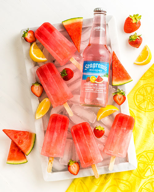 Jamaican Me Happy Ice Pops Recipe Image