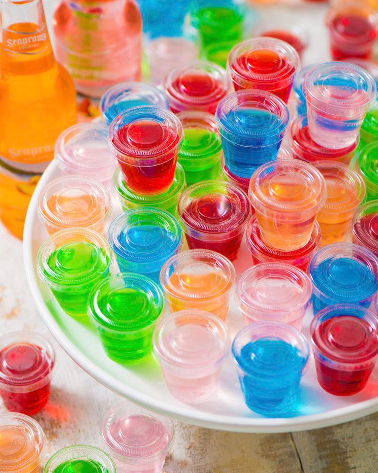 Make-And-Take Tailgate Jelly Shooters Recipe Image