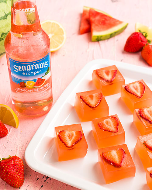 Strawberry Guava Jelly Shots Recipe Image